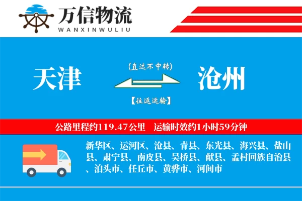 天津到沧州物流公司