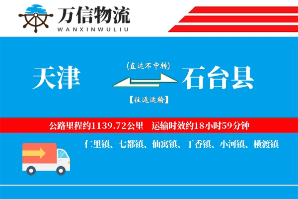 天津到石台县物流公司