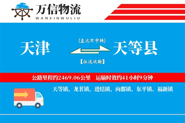 天津到天等县物流公司