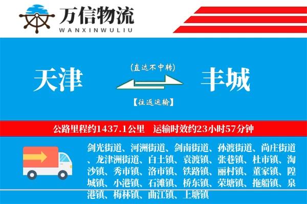 天津到丰城物流公司