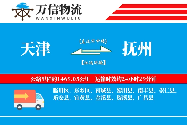 天津到抚州物流公司