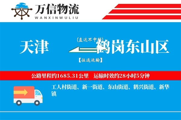 天津到鹤岗东山区物流公司