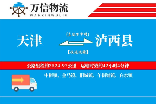 天津到泸西县物流公司