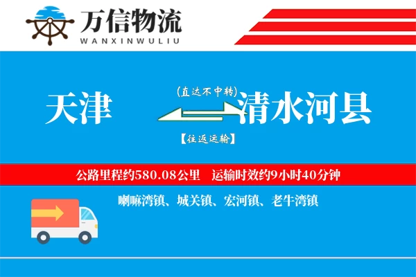 天津到清水河县物流公司