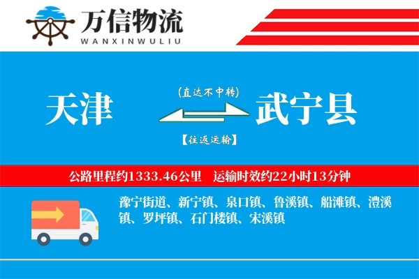 天津到武宁县物流公司