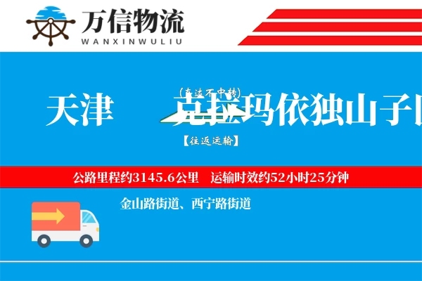 天津到克拉玛依独山子区物流公司