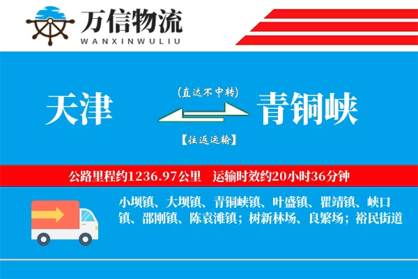 天津到青铜峡物流公司