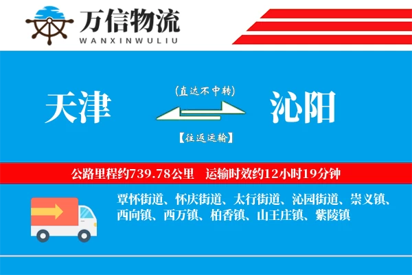 天津到沁阳物流公司