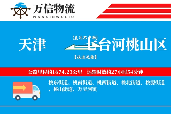天津到七台河桃山区物流公司