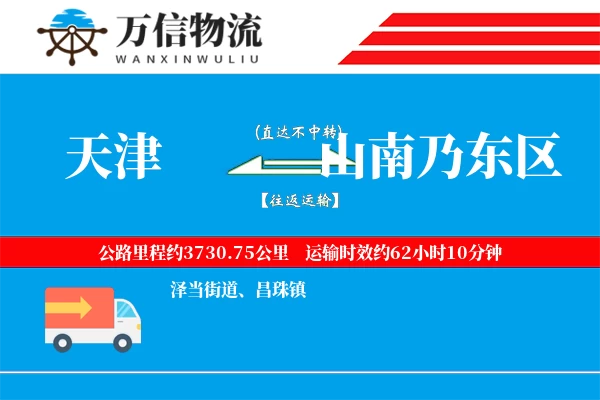 天津到山南乃东区物流公司
