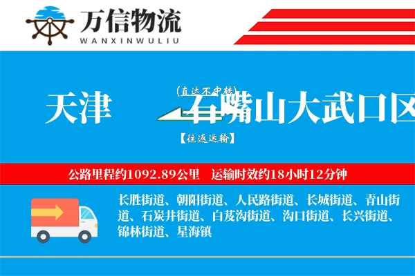 天津到石嘴山大武口区物流公司