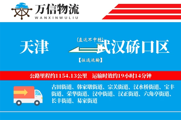 天津到武汉硚口区物流公司