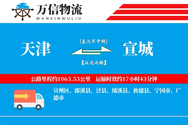 天津到宣城物流公司